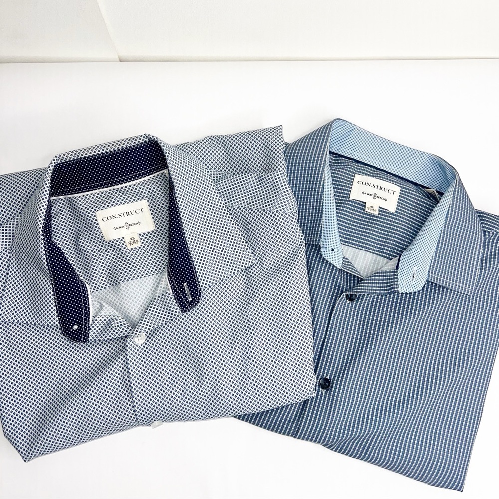 Con.Struct Two Long Sleeve Button Down Shirt